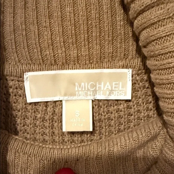 MICHAEL Michael Kors Tan Turtleneck Sweater Small - Picture 2 of 9